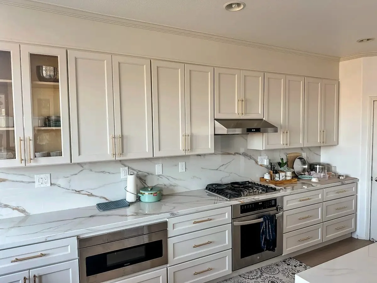 White Kitchen Remodel by East Bay Home Improvements project photo